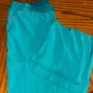 Med Couture Teal Scrub Pants